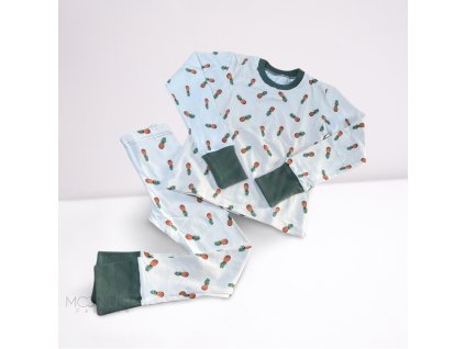 Detské rastúce pyžamko pineapple (Veľkosť 86)