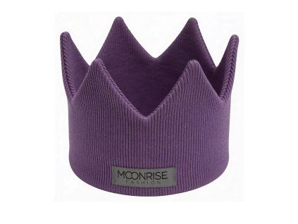 Detská rebrovaná korunka dusty violet