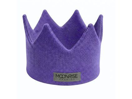 Detská rebrovaná korunka purple
