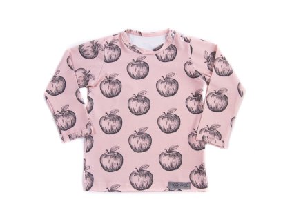 Tričko - Apples pink (Veľkosť 80)