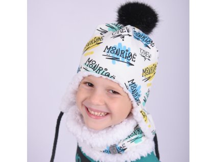 Ušianka - moonrise crew (Veľkosť 3- obvod hlavičky - od 44-45 cm)