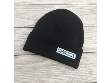 Rebrovaná čiapka organic - black (Veľkosť 2- obvod hlavičky cca. 45-47 cm)