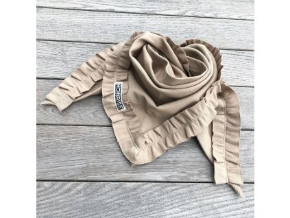 vyr 1737rebrovana organic satka s volanikom beige
