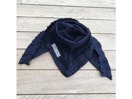vyr 1753rebrovana organic satka s volanikom dark blue