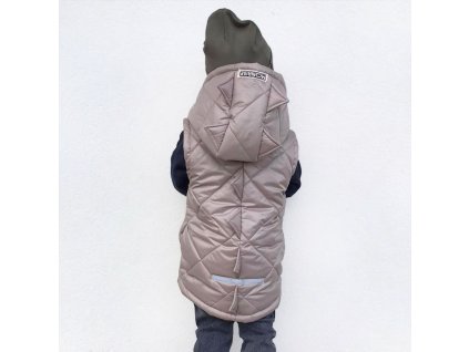 Detská vesta dino - beige (Veľkosť 86)