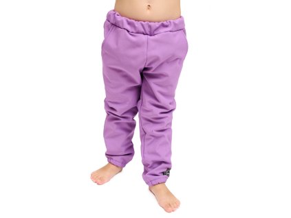Softshellové nohavice - basic lila (Veľkosť 170   (+5,00 EUR (126,04 CZK) s DPH))