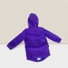 Detská softshell bunda - look up at the stars dark violet (Veľkosť 86)