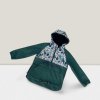 Detská softshell bunda - anorak stones forest green (Veľkosť 80)