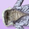 Detská zimná bunda - pink/lila metalická (Veľkosť 86)