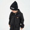 Detská softshell dino bunda black 1