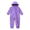 Detský softshellový overal s volánikom prechodný – lila