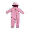 Detský softshellový overal s volánikom prechodný – LIGHT PINK