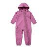 Detský softshellový overal s volánikom prechodný – pink
