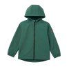 Detská softshell bunda smiley basic forest green