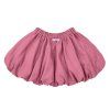 Detská ľanová sukňa puff balónová old pink