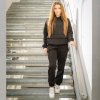 Dámske oversize tepláky - black (Veľkosť S)