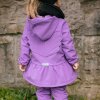 Detská softshell bunda - angel lila (Veľkosť 86)