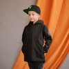 Detská softshell bunda smiley - basic black (Veľkosť 86)