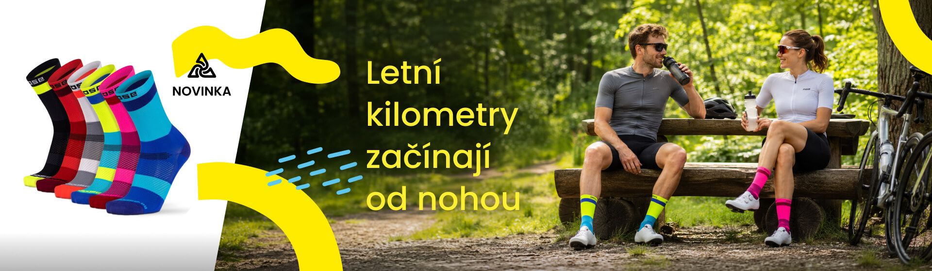 Letní kilometry začínají od nohou.