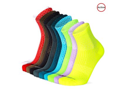 Cyklistické ponožky FRESH 10 (Barva Bílá, Velikost S/38-39)