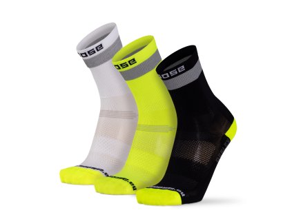 Cyklistické ponožky RACE Reflex (Barva Bílá, Velikost XS)