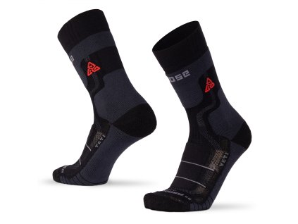 Zimní trekové ponožky YETI Merino (Barva Černá, Velikost XS)