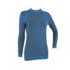BASE Merino TEE LSL WOMEN (Barva Modrá, Velikost XS/S)