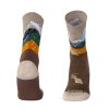 Merino ponožky ALP TUNDRA (Barva Hnědá, Velikost S/38-39)