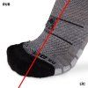 Zimní běžecké ponožky RUN Merino (Barva Černá, Velikost XS)