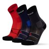 Cyklistické ponožky ENDURO XC (Barva Červená, Velikost L)