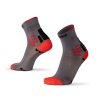 Celoelastické běžecké ponožky TRAIL (Barva Červená, Velikost L)