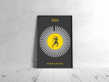 Běžecký kalendář 2024 (tmavý)