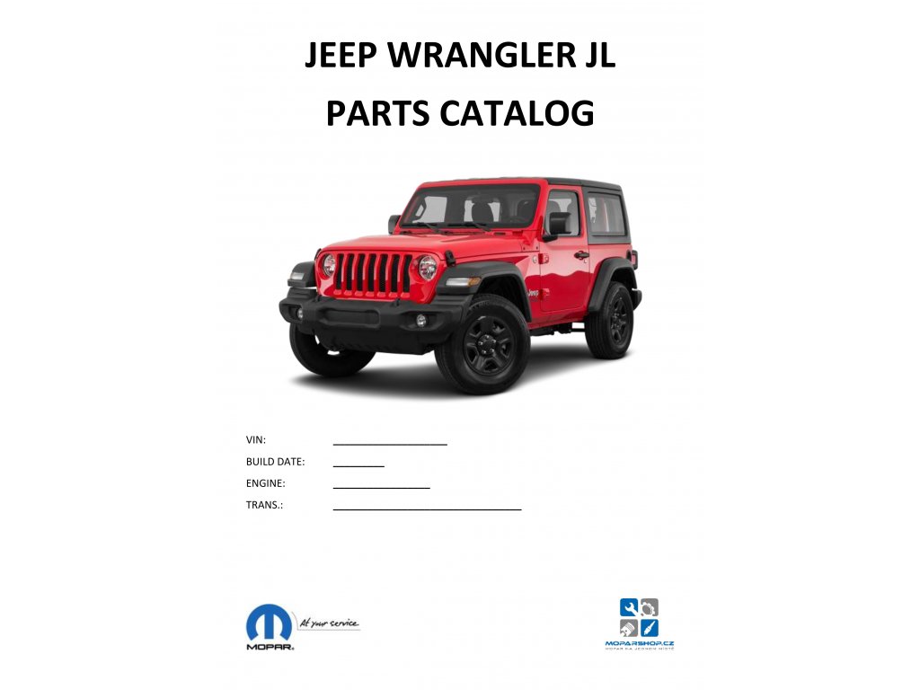 Jeep Wrangler JL Parts catalog / Parts catalog 