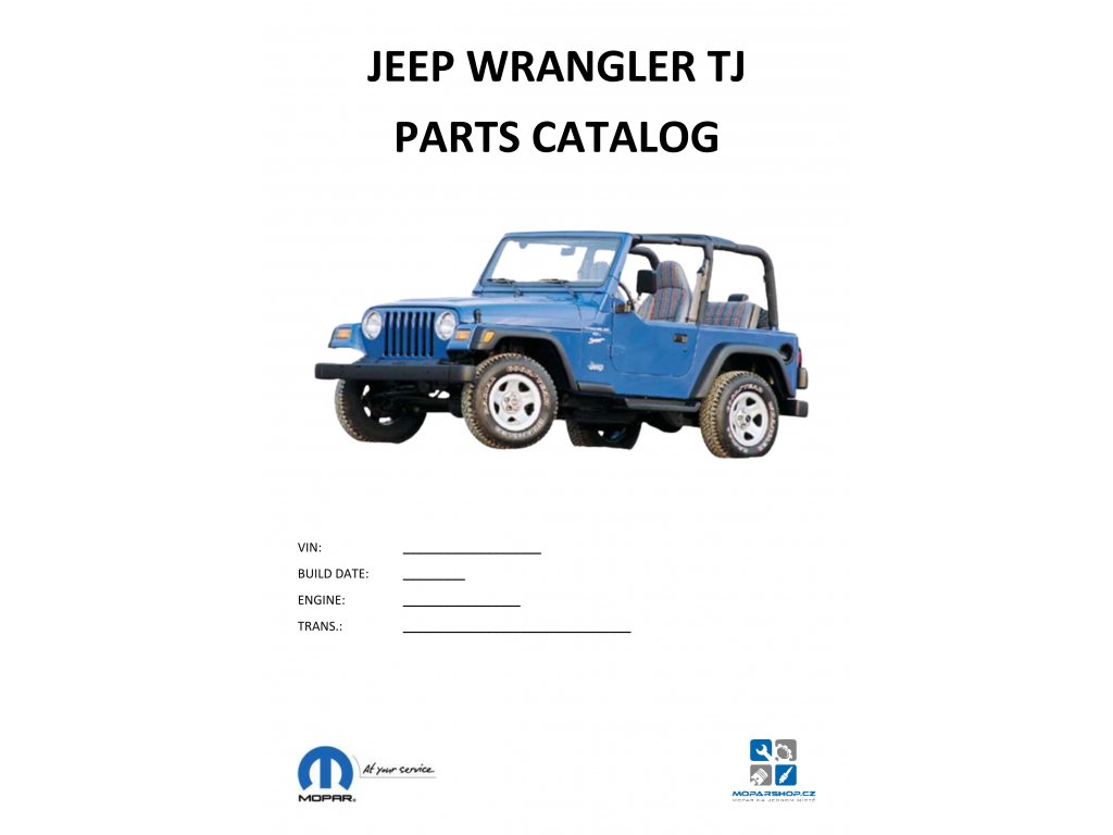 Jeep Wrangler TJ Parts catalog 