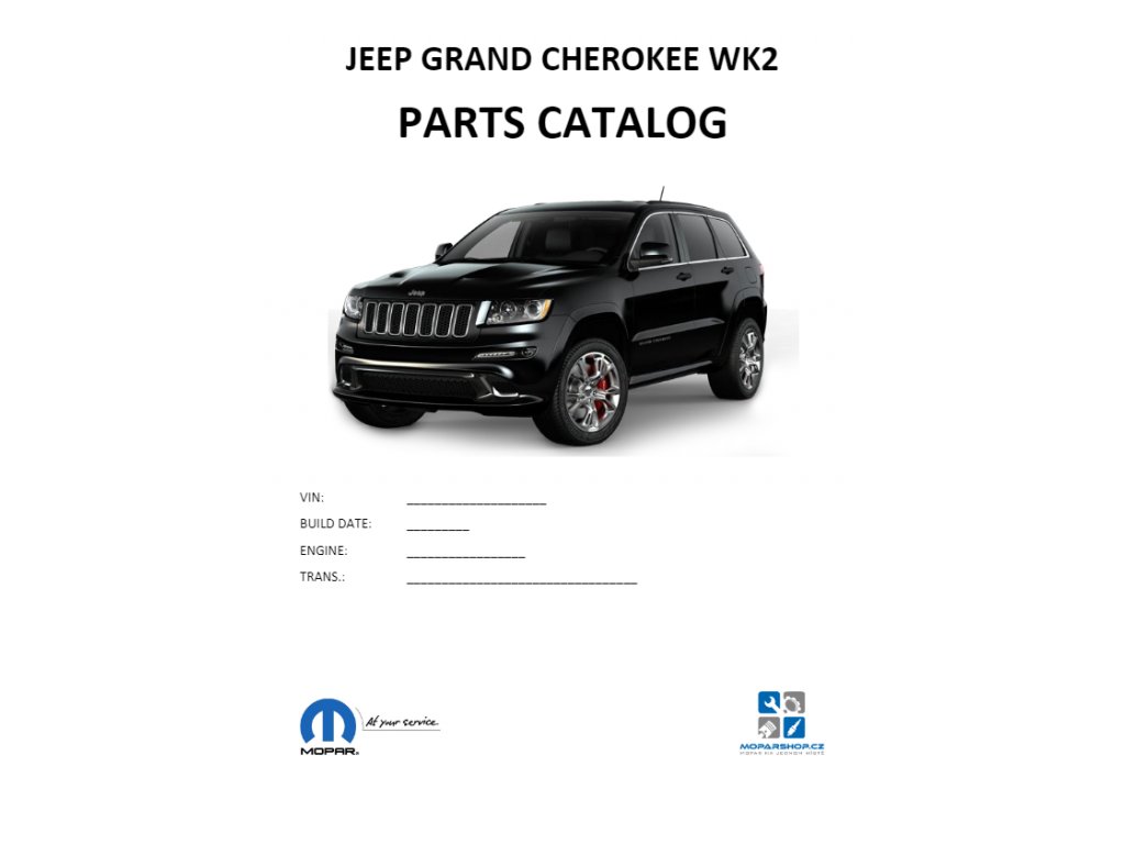 Jeep Grand Cherokee WK2 Teilekatalog / Teilekatalog - Moparshop