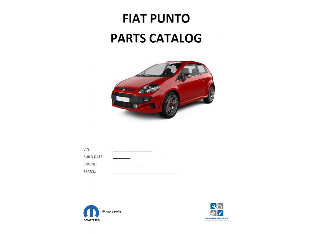 Fiat Panda 169 Teilekatalog / Teilekatalog - Moparshop-parts.de
