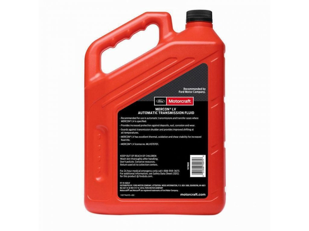 Automatic Transmission Fluid Genuine FORD MOTORCRAFT XT10QLVC MERCON LV  Pack of 3