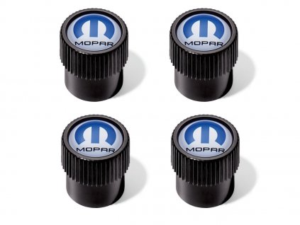 Capace de supape cu logo Mopar albastru