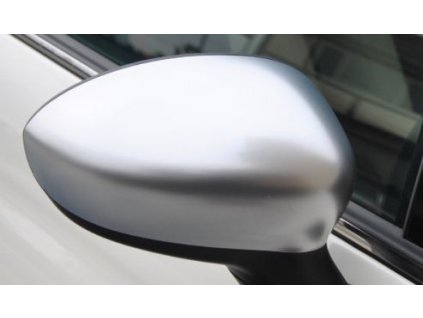 Abarth/Fiat 500/Grande Punto/EVO Mirror covers, satin chrome - 68261638AA