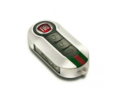 Capac alb pentru chei Abarth/Fiat Gucci