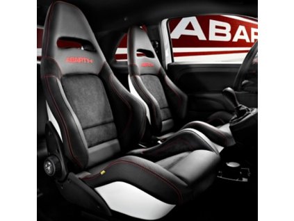 Abarth 500 Seats Sabelt Alcantara/Alb