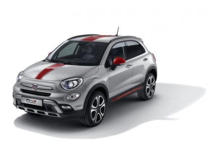 Fiat 500X Tra balík červený