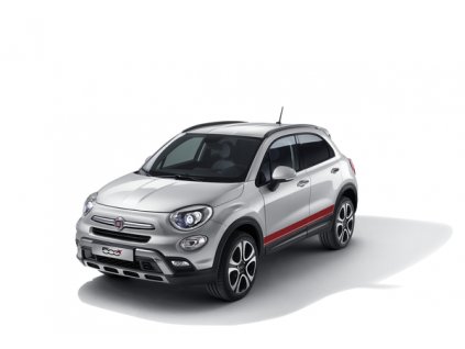 Fiat 500X Polepy boční červené