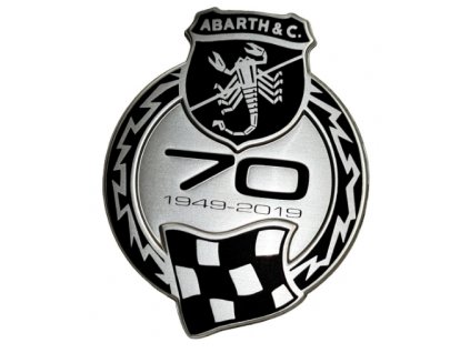 Abarth 124 Spider Badge 70th Anniversary