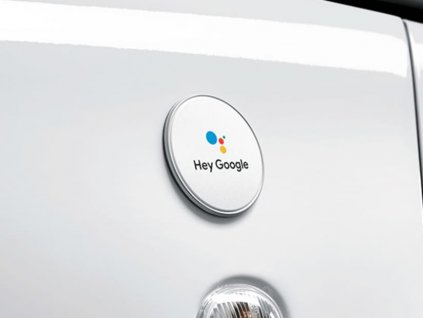 Fiat 500/500L/500X Hey Google embléma oldala