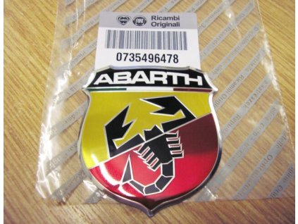 Emblema Abarth 500 fata