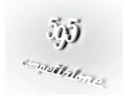 Abarth 500 Nápis Competizione 595