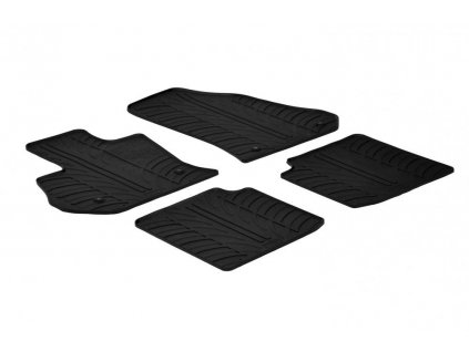 Fiat 500L Rubber carpets (edges 1cm)