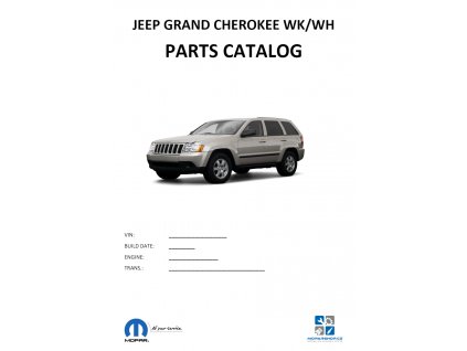 Jeep Grand Cherokee WK/WH Katalóg dielov / Parts catalog
