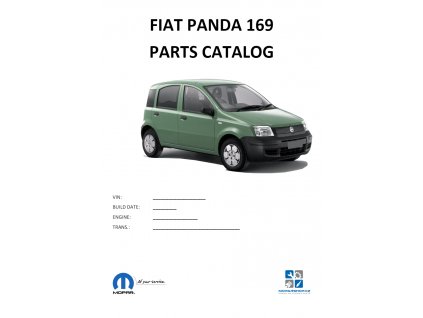Fiat Panda 169 Katalóg dielov / Parts catalog
